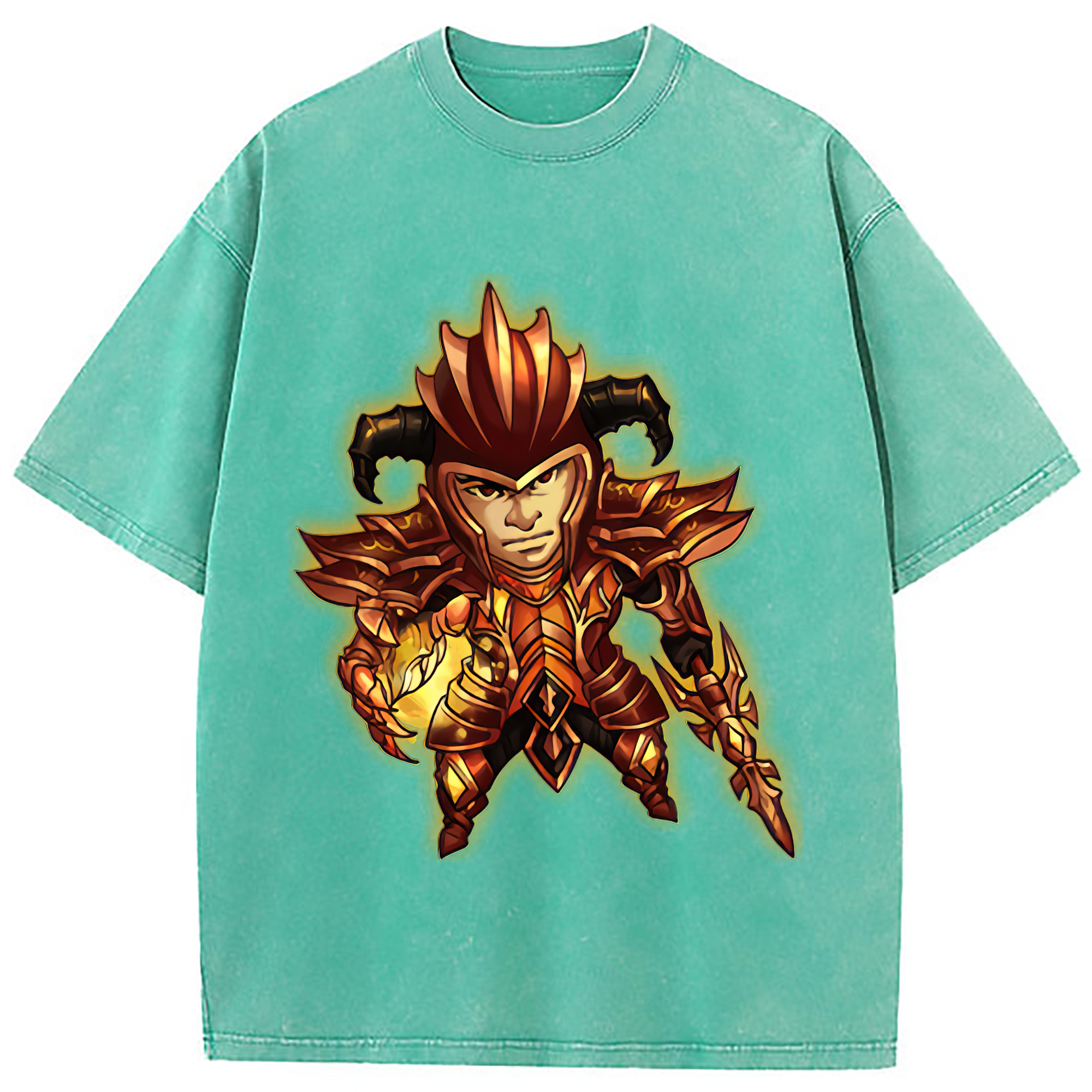 （画像用） リーグ・オブ・レジェンド League of Legends LOL 綿100% ヴィンテージ風 半袖Tシャツ（フロントプリント）